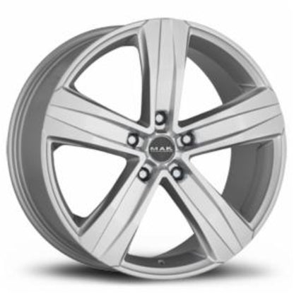 18" ALLOY WHEEL RIMS Suitable for AUDI A6 MAK STONE-5 SILVER