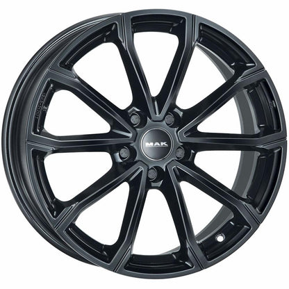 CERCHI CERCHIO IN LEGA 16" Adatto per AUDI A3 MAK DAVINCI NERO 16" 17" 18" 19"