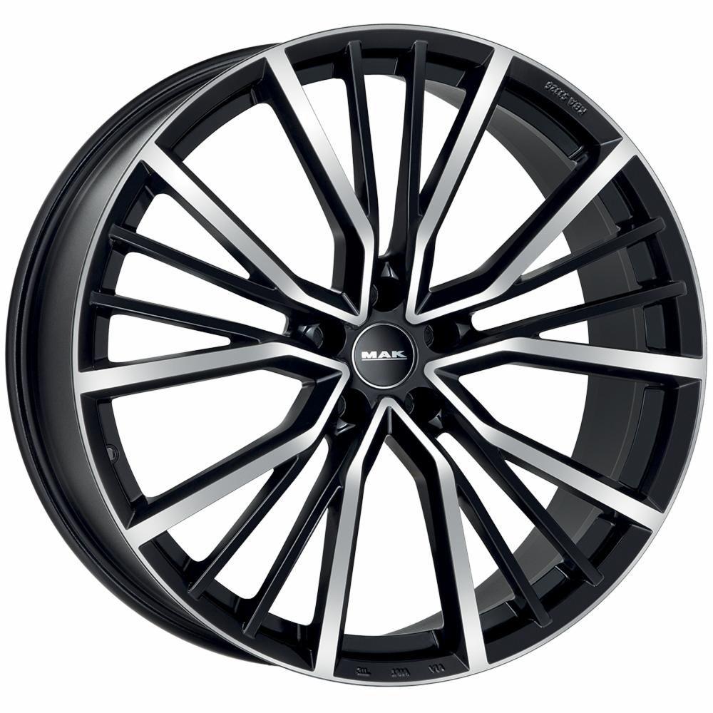 CERCHI CERCHIO IN LEGA 17" 18" 20" Adatto per AUDI A5 MAK UNION NERO