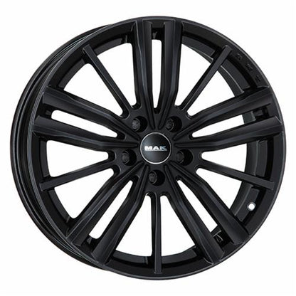 CERCHI CERCHIO IN LEGA 17" 18" Adatto per AUDI A5 MAK VIER NERO LUCIDO