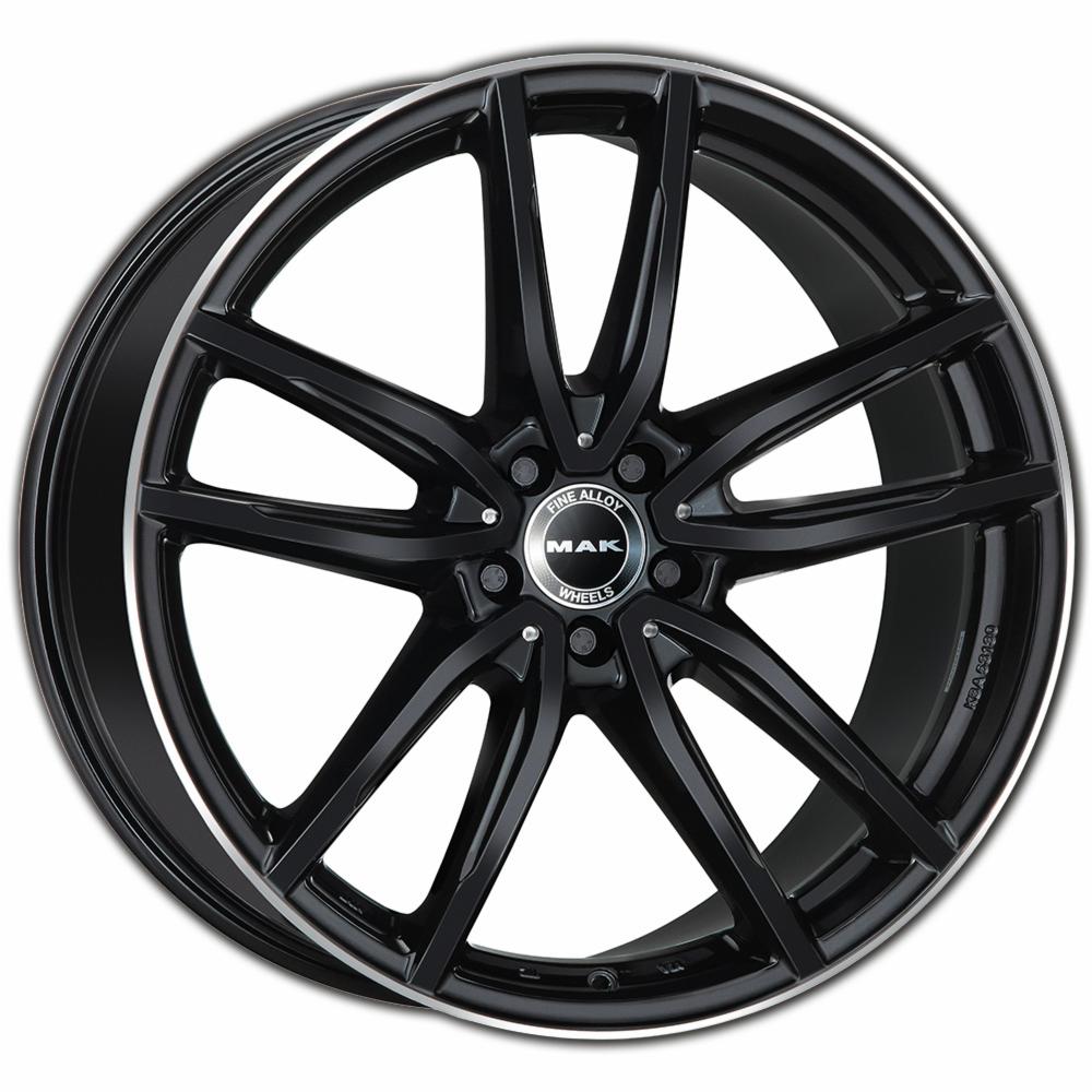 CERCHI CERCHIO IN LEGA 17" 18" 19" 20" 21" Adatto per AUDI A6 MAK EVO NERO