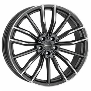 CERCHI CERCHIO IN LEGA 19" 20" Adatto per AUDI A6 MAK RAPP NERO LUCIDO