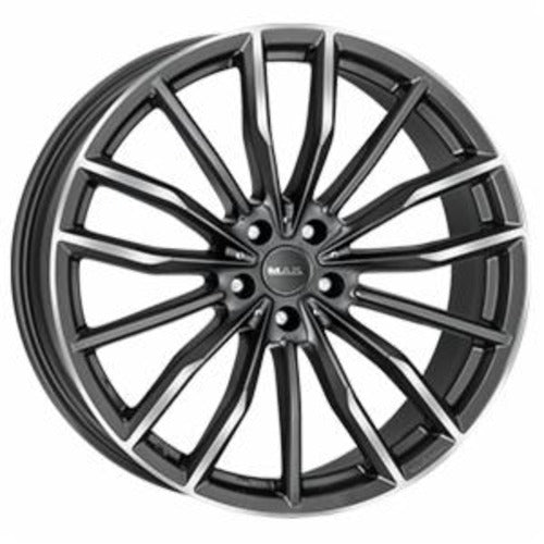 CERCHI CERCHIO IN LEGA 18" 19" Adatto per AUDI A5 MAK RAPP NERO TITANIO