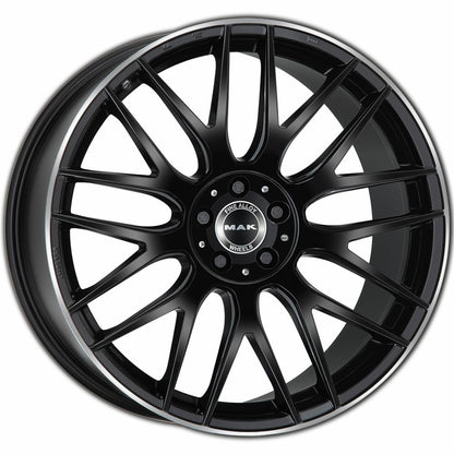 ALLOY WHEEL RIMS 17" 18" 19" Suitable for AUDI A4 MAK ARROW GLOSS BLACK 