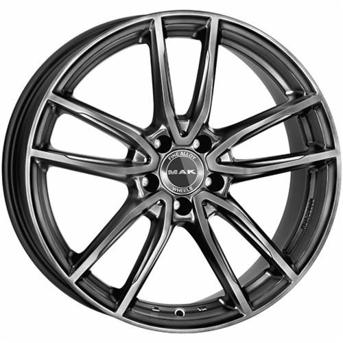 CERCHI CERCHIO IN LEGA 17" 18" 19" 20" 21" Adatto per AUDI A6 MAK EVO NERO