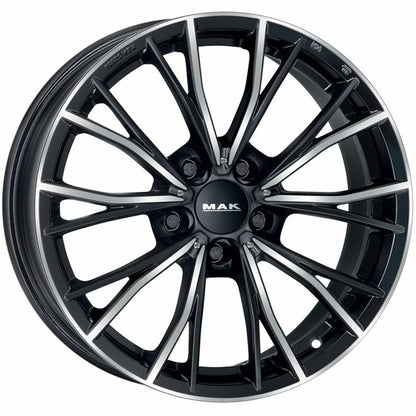 CERCHI CERCHIO IN LEGA 17" Adatto per AUDI A5 MAK MARK NERO