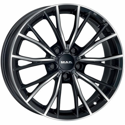 CERCHI CERCHIO IN LEGA 17" Adatto per AUDI A6 MAK MARK NERO