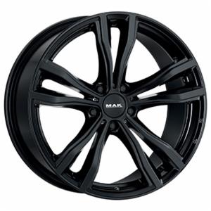 CERCHI CERCHIO IN LEGA 20" Adatto per AUDI A5 MAK X-MODE NERO LUCIDO