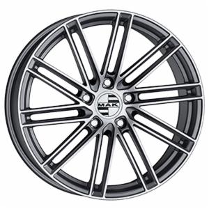 CERCHI CERCHIO IN LEGA 21" 22" Adatto per AUDI A6 MAK LEIPZIG NERO LUCIDO