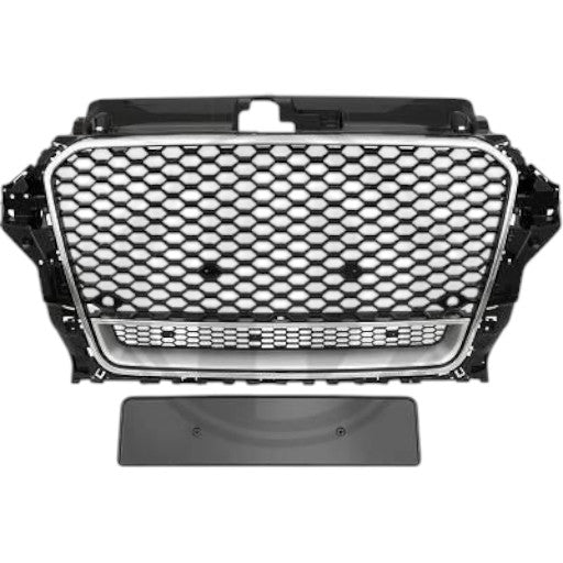 🔥 GRIGLIA  ADATTO PER AUDI A3 Lim / Sport   / Cabrio 12-16 LOOK DA CORSA  🔥