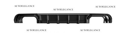 ART.2150 DIFFUSORE AUDI A3 8V 2012-2016 SLINE S3 NERO LUCIDO 2+2