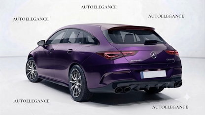 0810⭐Diffusore e terminali di scarico cromati adatti per Mercedes CLA W118⭐