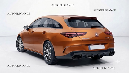 0810⭐Diffusore e terminali di scarico cromati adatti per Mercedes CLA W118⭐