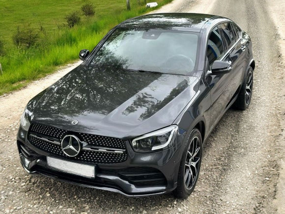 💥GRIGLIA RADIATORE NERA DIAMANTE ADATTO PER Mercedes Benz GLC classe X253 💥