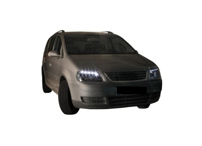 💫ART.6525 FARI DAYLIGHT CHROME per VW TOURAN / CADDY 2003-2006💫