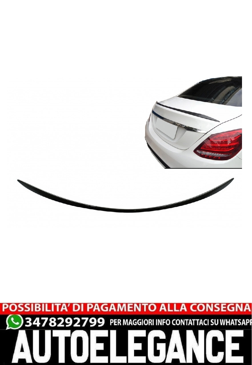 Spoiler bagagliaio adatto per Mercedes Classe C W205 Limousine (2014-2020) Nero