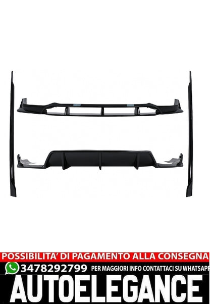 Bodykit Kit carrozzeria Aero adatto per BMW X6 G06 (10.2019-03.2023) M-Tech Nero Knight