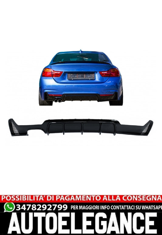 Paraurti posteriore Diffusore adatto per BMW Serie 4 F32 F33 F36 (2013-2019) Cou