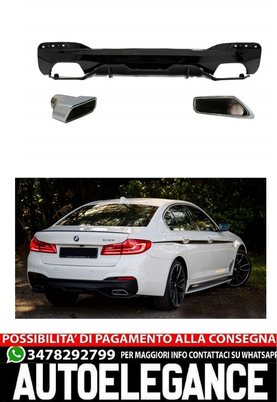 Diffusore d'aria a doppia uscita adatto per BMW Serie 5 F10 F11