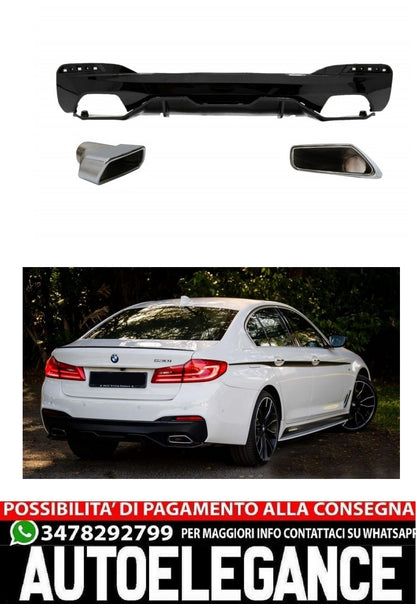 Diffusore d'aria a doppia uscita adatto per BMW Serie 5 F10 F11