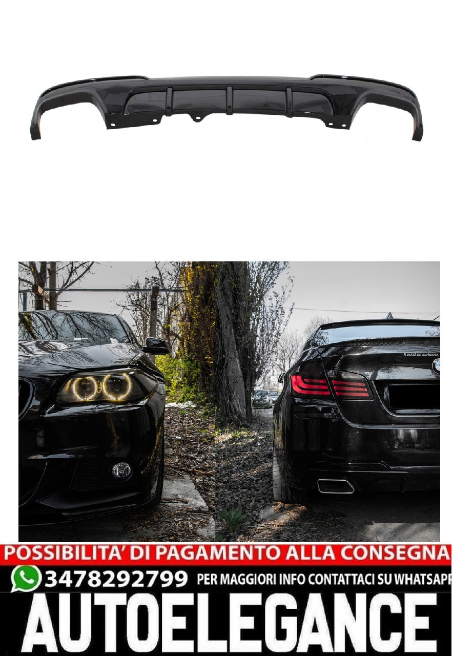 Diffusore d'aria a doppia uscita adatto per BMW Serie 5 F10 F11 (2011-2017) M-Pe