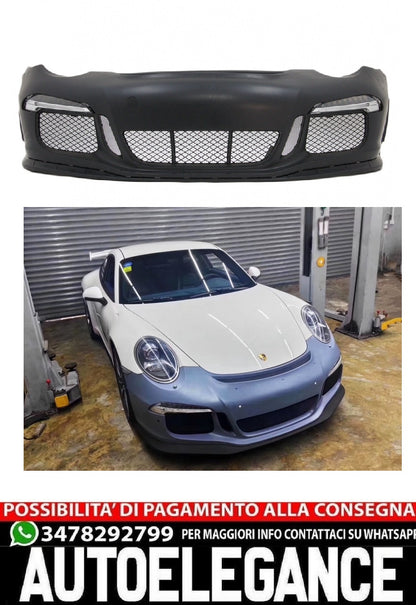 Front Bumper suitable for Porsche 911 997 (2005-2012) Conversion to 991 GT3