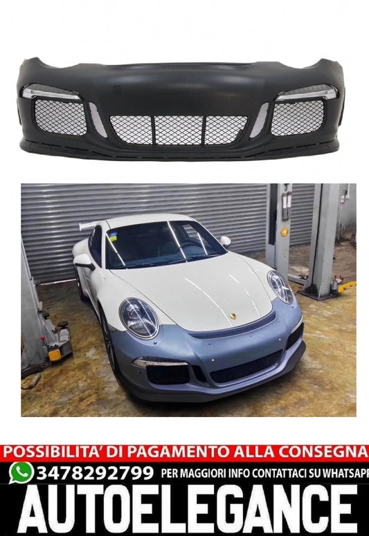 Front Bumper suitable for Porsche 911 997 (2005-2012) Conversion to 991 GT3
