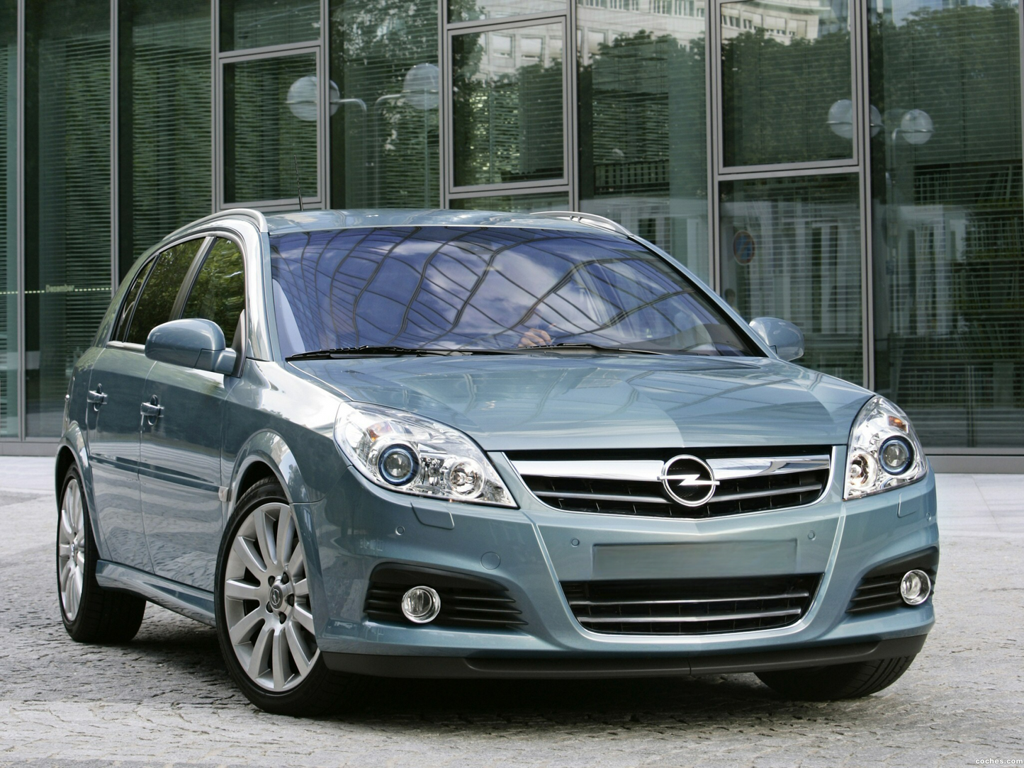 Headlight set for Opel Vectra C Signum -05 in black H7 LWR 