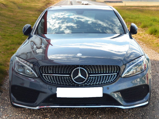 💥griglia radiatore diamante senza adatto per Mercedes Benz Classe C W205 2018💥