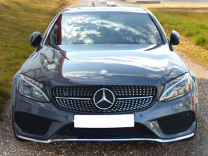 💥griglia radiatore diamante senza adatto per Mercedes Benz Classe C W205 2018💥