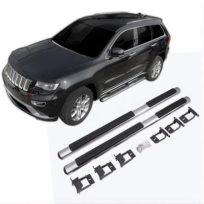 🔥ART.8498 BARRE LATERALI PEDANE INOX ADATTO PER JEEP GRAND CHEROKEE 2011-2024🔥