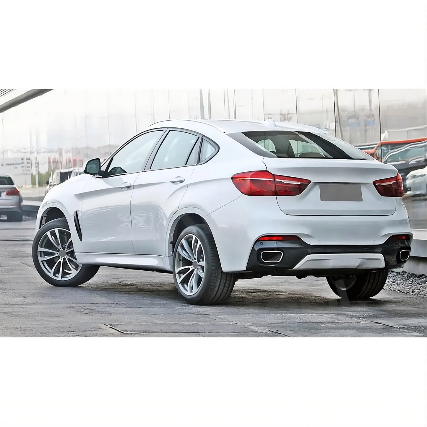 💫ART.8451 Parafanghi Allargati Nero Opaco  per BMW X6 X6M 2015-2018 💫