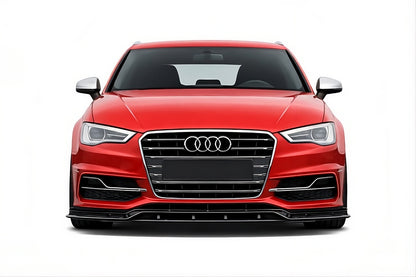 💫ART.8484 Splitter Anteriore Per Audi A3 S-Line S3 8V Pre-Facelift 2013-2016💫