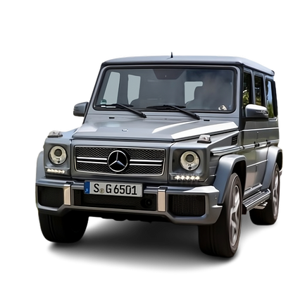 💫ART.9164 Griglia Sportiva Argento Cromo per MERCEDES W463 (90-12)💫