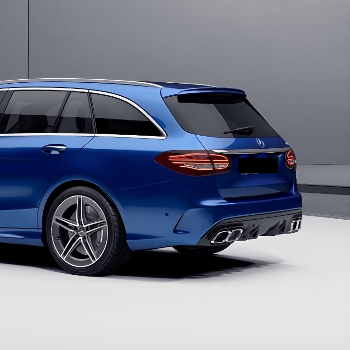 💫ART.7667 Paraurti Posteriore Look C63 AMG per MERCEDES W205 2018+💫