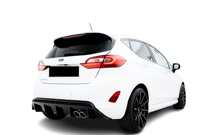 💫Street+ Diffusore Posteriore V.2 per Ford Fiesta Mk8 ST 2018+ Nero Lucido💫