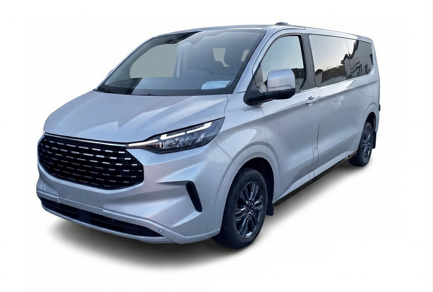 💫ART.8580 Sotto Minigonne Nero Lucido – per Ford Tourneo / Transit Custom 2023+ (L2 passo lungo)💫