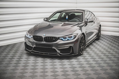 💫Splitter Anteriore Street+ adatto per BMW M4 F82 nero lucido💫