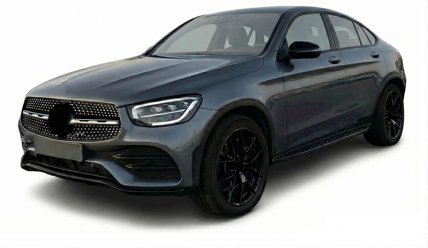 💫ART.8584 Pedane Laterali OE-Look “Black Edition” per Mercedes GLC C253 15-22💫