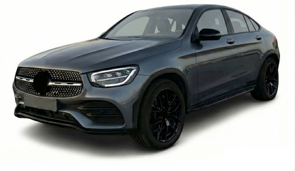 💫ART.8584 Pedane Laterali OE-Look “Black Edition” per Mercedes GLC C253 15-22💫