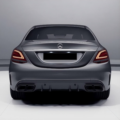 💫ART.7667 Paraurti Posteriore Look C63 AMG per MERCEDES W205 2018+💫