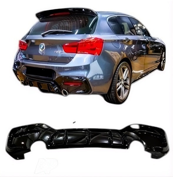 🔥ART.8733 SPLITTER PER BMW 1 F20 F21 LCI NERO LUCIDO LABBRO M SPORT 15-19🔥