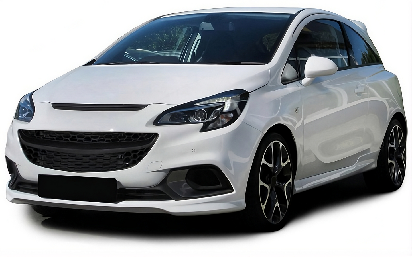 💫ART.9172 Griglia Anteriore Nero Opaco per OPEL CORSA E 2014-2019 💫