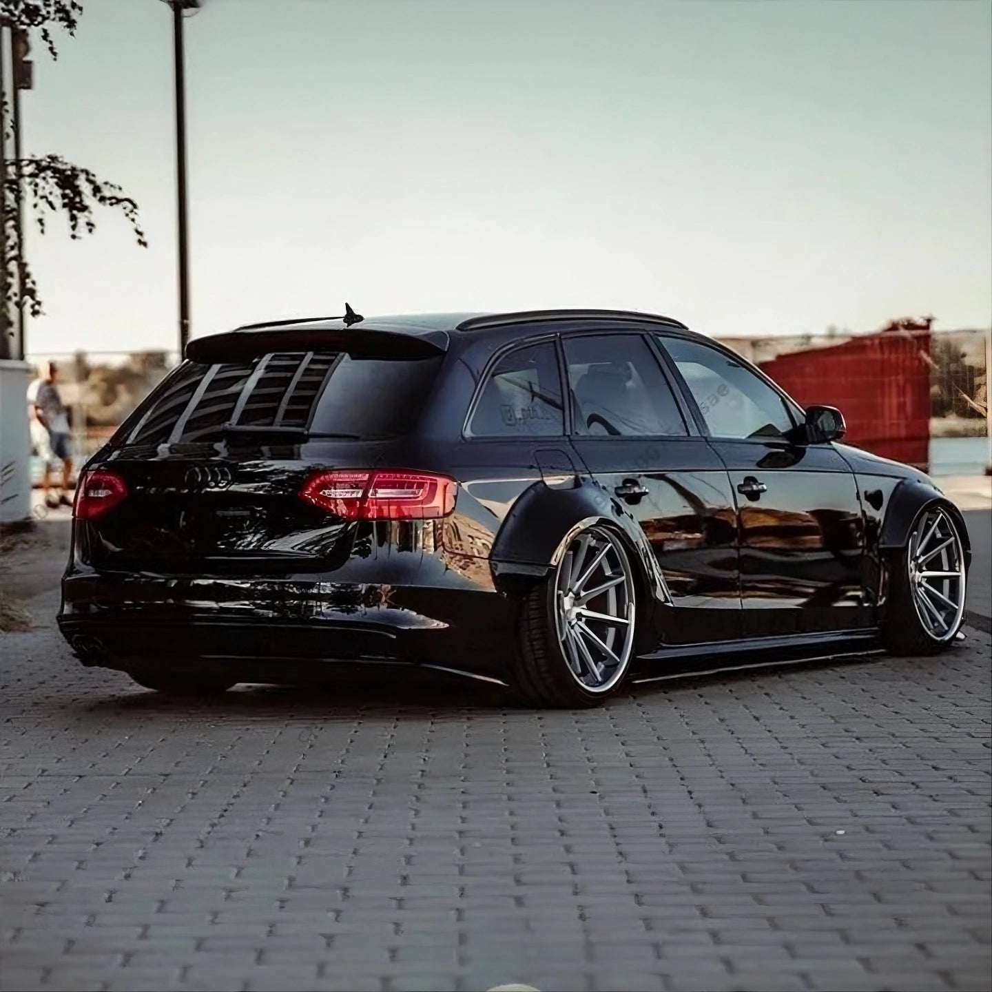 💫ART.8085 Spoiler Posteriore Stile RS4 per Audi A4 B8 8K Avant Allroad 2008 - 2015💫