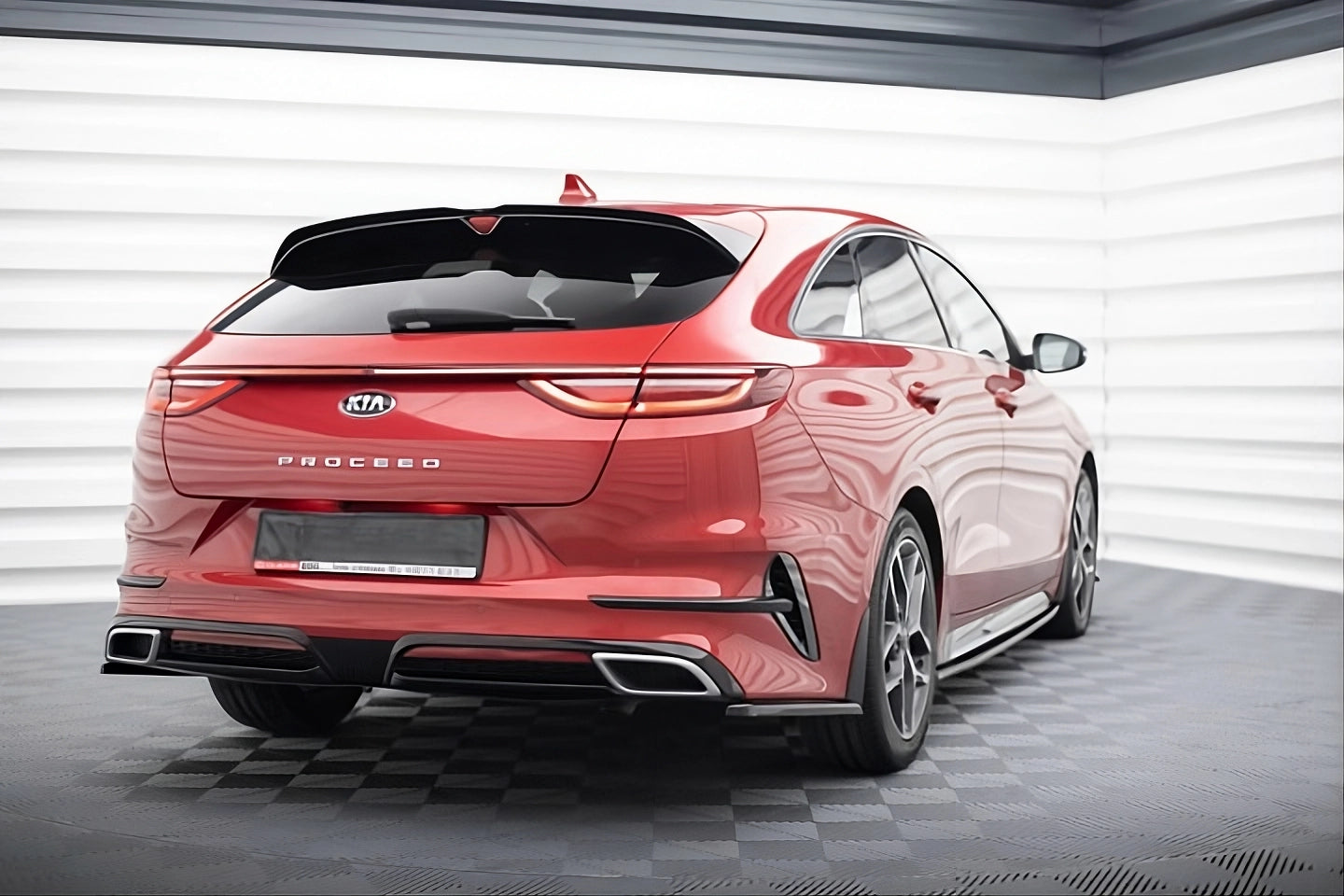 💫Spoiler Posteriore (tetto) adatto per Kia ProCeed GT / GT-Line Mk1 Nero 2018+💫