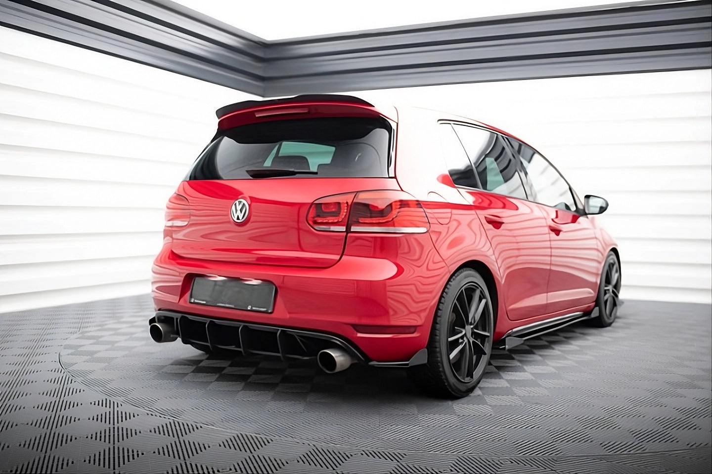 💫Street Pro Diffusore Posteriore V.2 adatto per VW Golf GTI Mk6💫