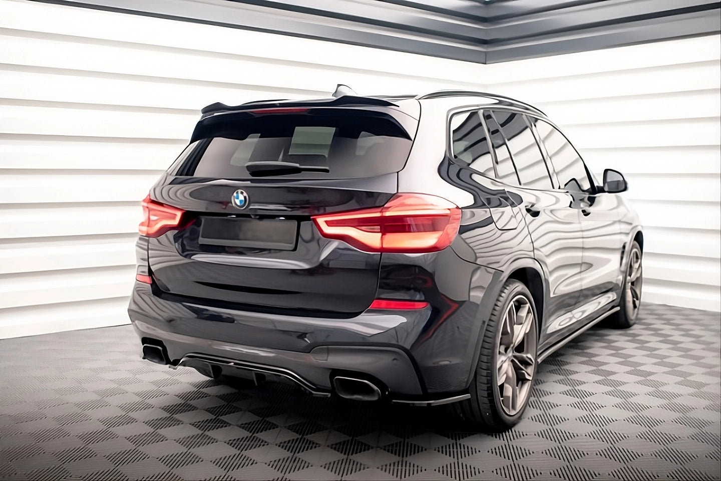 💫Street+ Diffusore Posteriore Medio RACE per BMW X3 M40i / M40d G01 2019+💫
