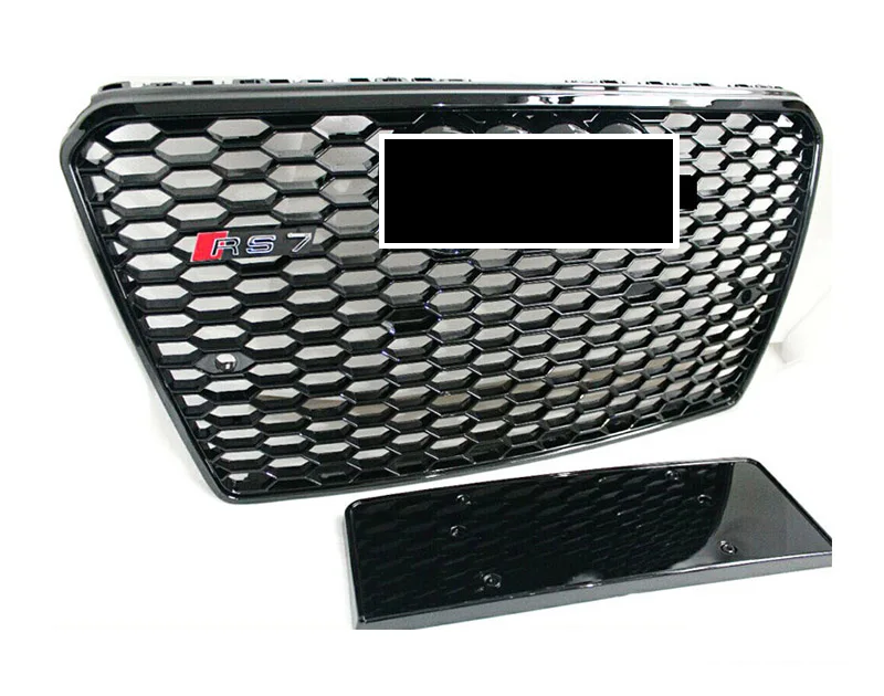 💫ART.4585 Griglia adatto per Audi A7/RS7 Nero Lucido, Argento e Grigio 12-15💫