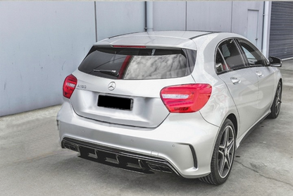 💫ART.6783 Diffusore + Terminali A45 AMG Look per Mercedes Classe A 2012-2018💫