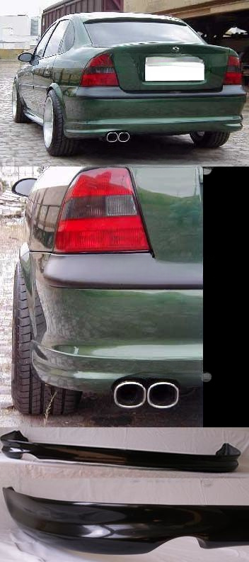❤️Spoiler Paraurti Posteriore Compatibile con OPEL Vectra B Berlina/Hatchback ❤️